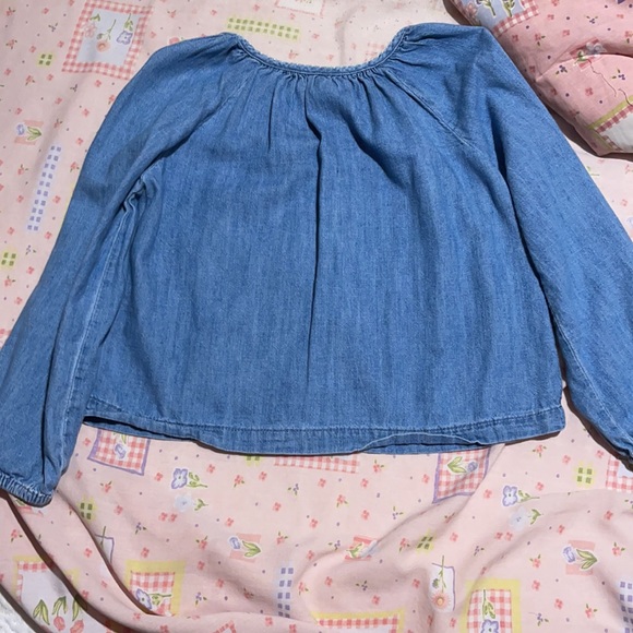 Gap. Size S 6-7 denim blouse - Picture 6 of 6